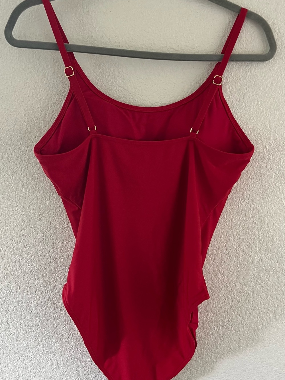 Quince Classic Red One-Piece Swimsuit - Picture 2 of 4